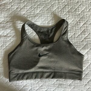 Nike Grey Racerback Sports Bra